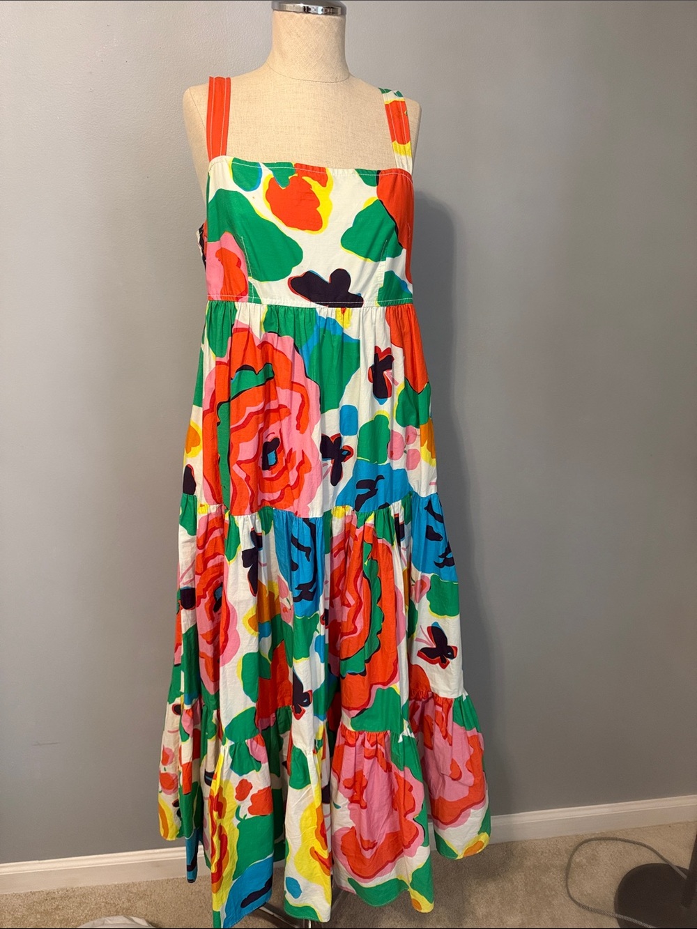 J. Crew Floral Tiered Maxi Dress - Multicolor - Picture 5 of 5
